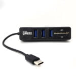 HUB 2.0 TYPE-C CON 3 USB Y LECTRO MICRO SD Y SD