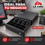 Cajón 4 billetes riel plastico - Image 3