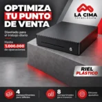 Cajón 4 billetes riel plastico - Image 2